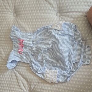Abigail onesie/bubble 25 months